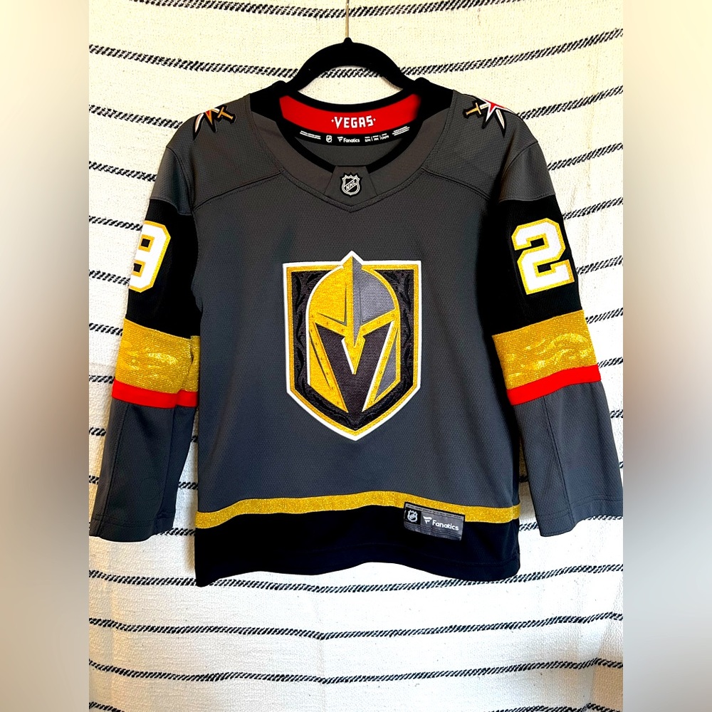 Like New Kids Fanatics VEGAS KNIGHTS jersey- Small